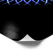 ハート花曼荼羅 ポスター (コーナー)