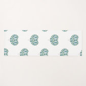 ハート花柄 ヨガマット (正面(横))