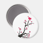 ハート花磁石 マグネット (正面/裏面)