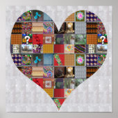 ハート芸術的コレージ賛美の低価格NVN521 ポスター (正面)