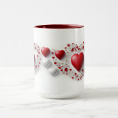 ハート芸術的マグ マグカップ (中央)