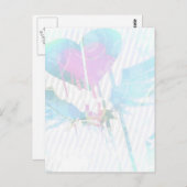 ハート落書きポストカード ポストカード (正面/裏面)