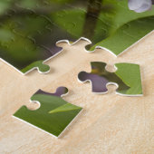 ハート薄紫と蝶パズル ジグソーパズル (側面)