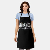 ハート薬学技術者薬局技術 エプロン (着用した状態)