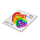 ハート虹 タイル (側面)