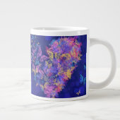 ハート蝶コーヒーマグ ジャンボコーヒーマグカップ (右)