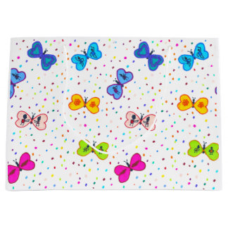 ハート蝶抱き枕 ラージペーパーバッグ