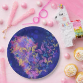 ハート蝶紙プレート ペーパープレート (パーティー)