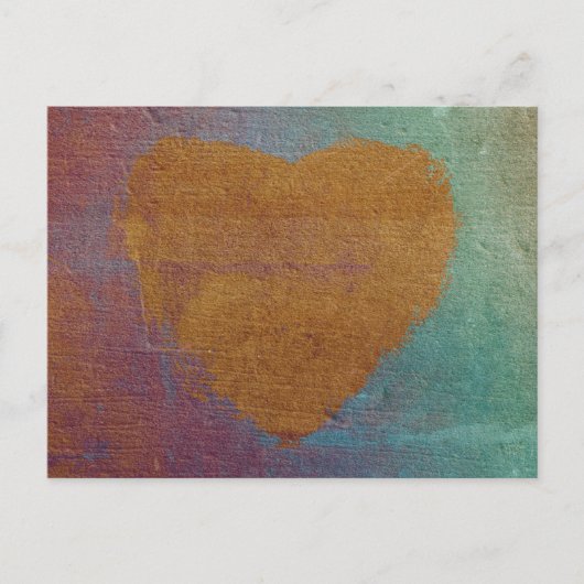 ハート表現芸術はがき ポストカード (正面)