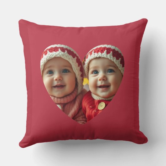 ハート装飾用クッション2枚の写真を追加 クッション (裏面)