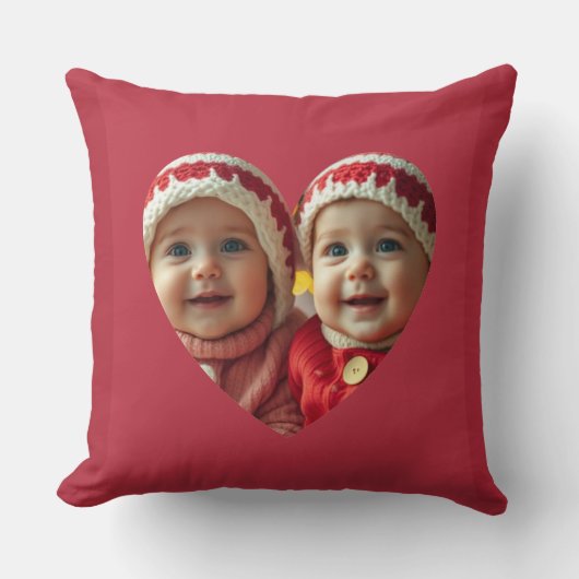 ハート装飾用クッション2枚の写真を追加 クッション (正面)