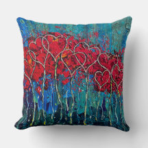 ハート装飾用クッション