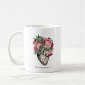 ハート襲撃生存女性 コーヒーマグカップ (左)