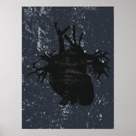 ハート解剖学バンクシー通り壁ポスター ポスター