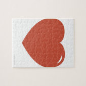 ハート記号 ジグソーパズル (横)