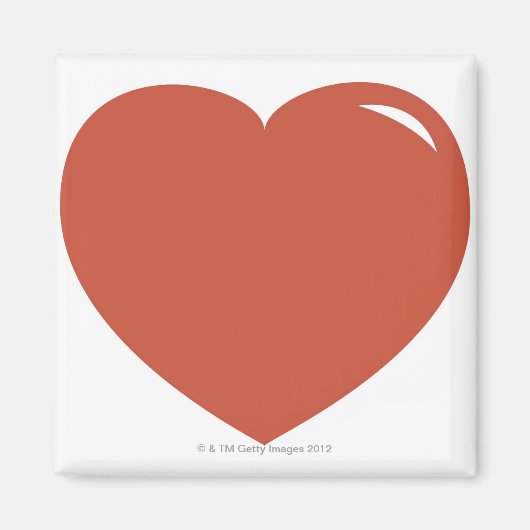 ハート記号 マグネット (正面)