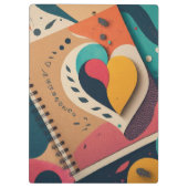 ハート設計 クリップボード (裏面)