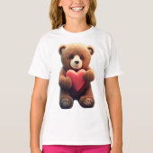 ハート詰まったに耐える Tシャツ (正面)