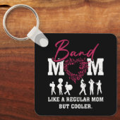 ハート誇りを持ったマーチングバンドMom Like A Regular Mom B キーホルダー (正面)