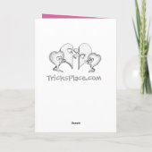 ハート誇りを持った入れ込み鬼 シーズンカード (裏面)