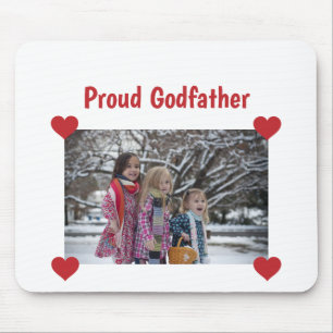 ハート誇りを持った好きPersonalize Photo Make マウスパッド
