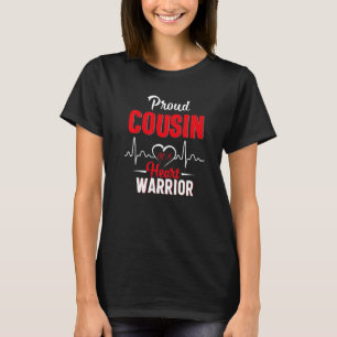 ハート誇りを持った戦士チャッド認識度のいとこが聞く Tシャツ