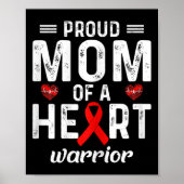 ハート誇りを持った戦士ハート病の家族の母 ポスター (正面)