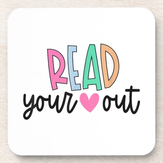 ハート読が可愛い先生女子ラブリー コースター (正面)