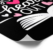 ハート読が可愛い先生女性愛Re ポスター (角)