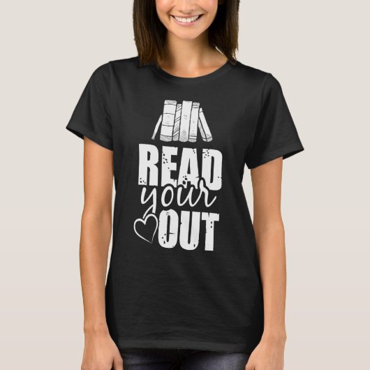 ハート読の予約 Tシャツ (正面)