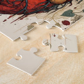 ハート調和パズル ジグソーパズル (側面)