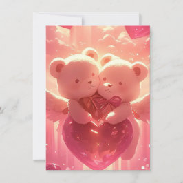 ハート調和:甘い結婚式招待状» 招待状