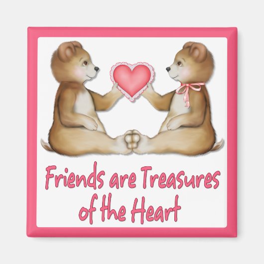 ハート財宝 マグネット (正面)