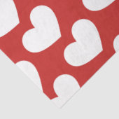 ハート赤と白ズバレンタインデーティッシュペーパー 薄葉紙 (詳細)