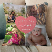 ハート赤面ピンクパーソナライズされたギフト最高のマ・エバー クッション