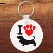 ハート足 キーホルダー (正面)