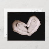 ハート足 ポストカード (正面/裏面)