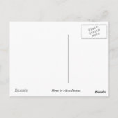 ハート足 ポストカード (裏面)