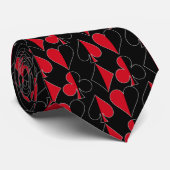 ハート踏鋤ダイヤモンドクラブ ネクタイ (ロール)