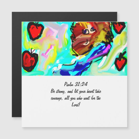 ハート車の磁石のイエス・キング (正面/裏面)