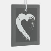 ハート車オーナメント ガラスオーナメント (正面右)