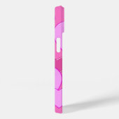 ハート輝くバレンタイン背景ピンク Case-Mate iPhoneケース (裏面 / 右)