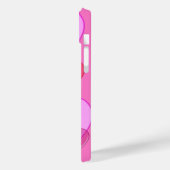 ハート輝くバレンタイン背景ピンク Case-Mate iPhoneケース (裏面 / 左)