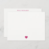 ハート通信カード ポストカード (正面/裏面)