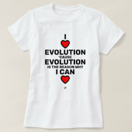 ハート進化Tシャツ Tシャツ