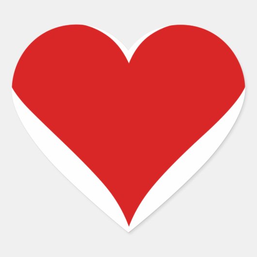 ハート遊のカード形バレンタインデー ハートシール (正面)