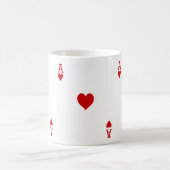 ハート遊カードのエース コーヒーマグカップ (中央)