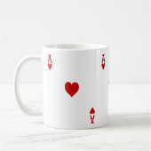 ハート遊カードのエース コーヒーマグカップ (左)