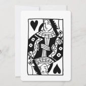 ハート遊カード80th誕生日パーティーへの招待 招待状 (裏面)