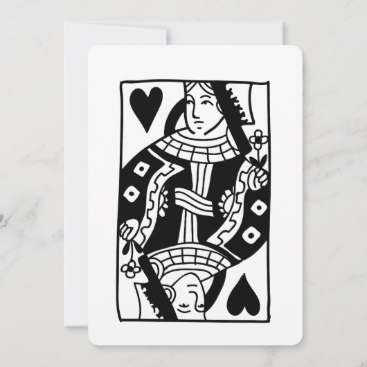 ハート遊カード80th誕生日パーティーへの招待 招待状 (裏面)